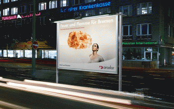 Plakatentwurf arcelor mital