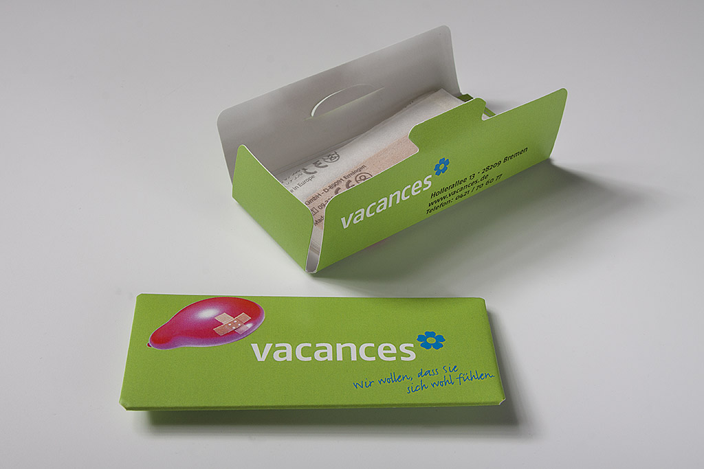 Pflasterverpackung vacances