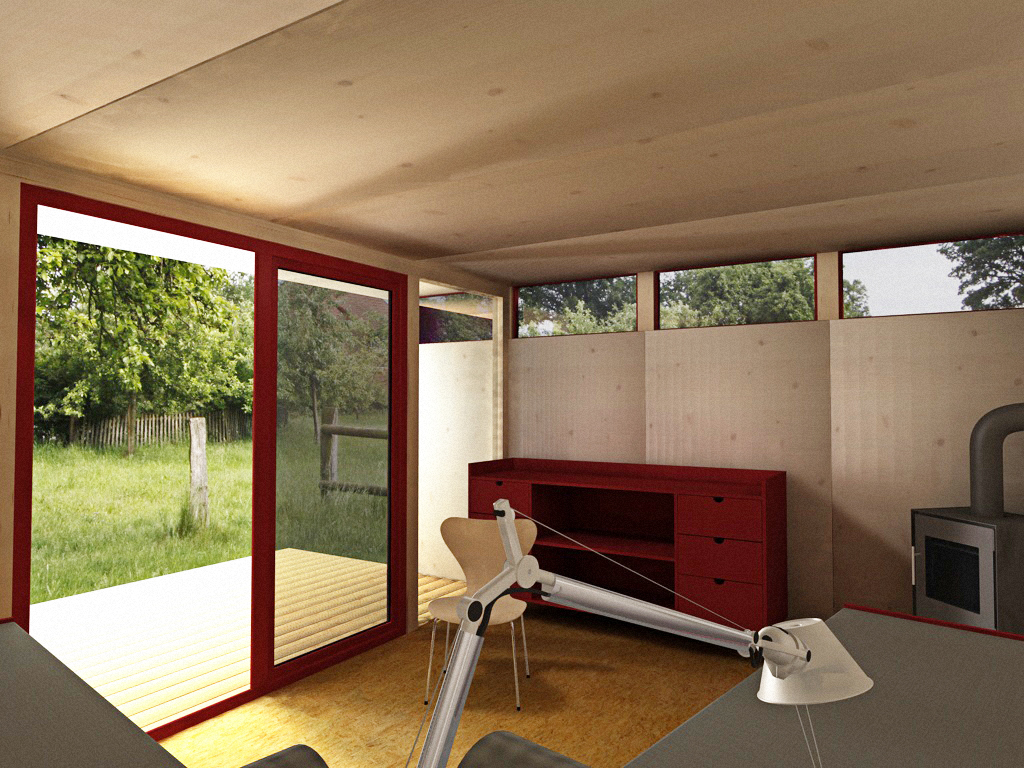 3D Visualisirung Laube