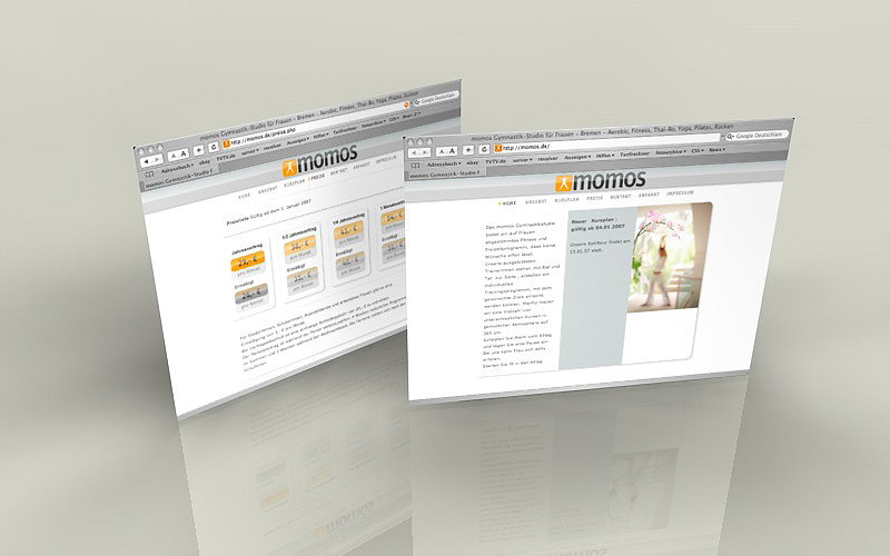 Website momos gymnastikstudio