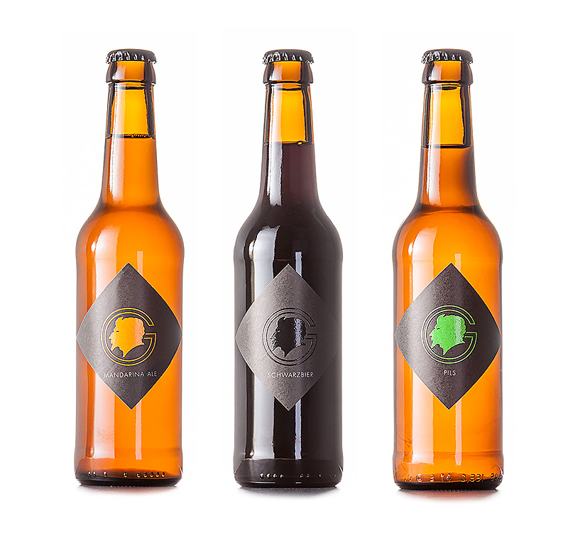 Etikettendesig Grebhan Bier