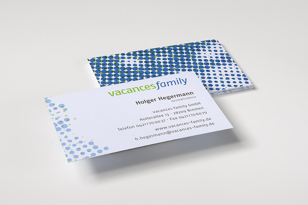 Visitenkarten vacances family